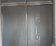 Встроенный шкаф-купе, матовое стекло с пескоструйным узором (1)